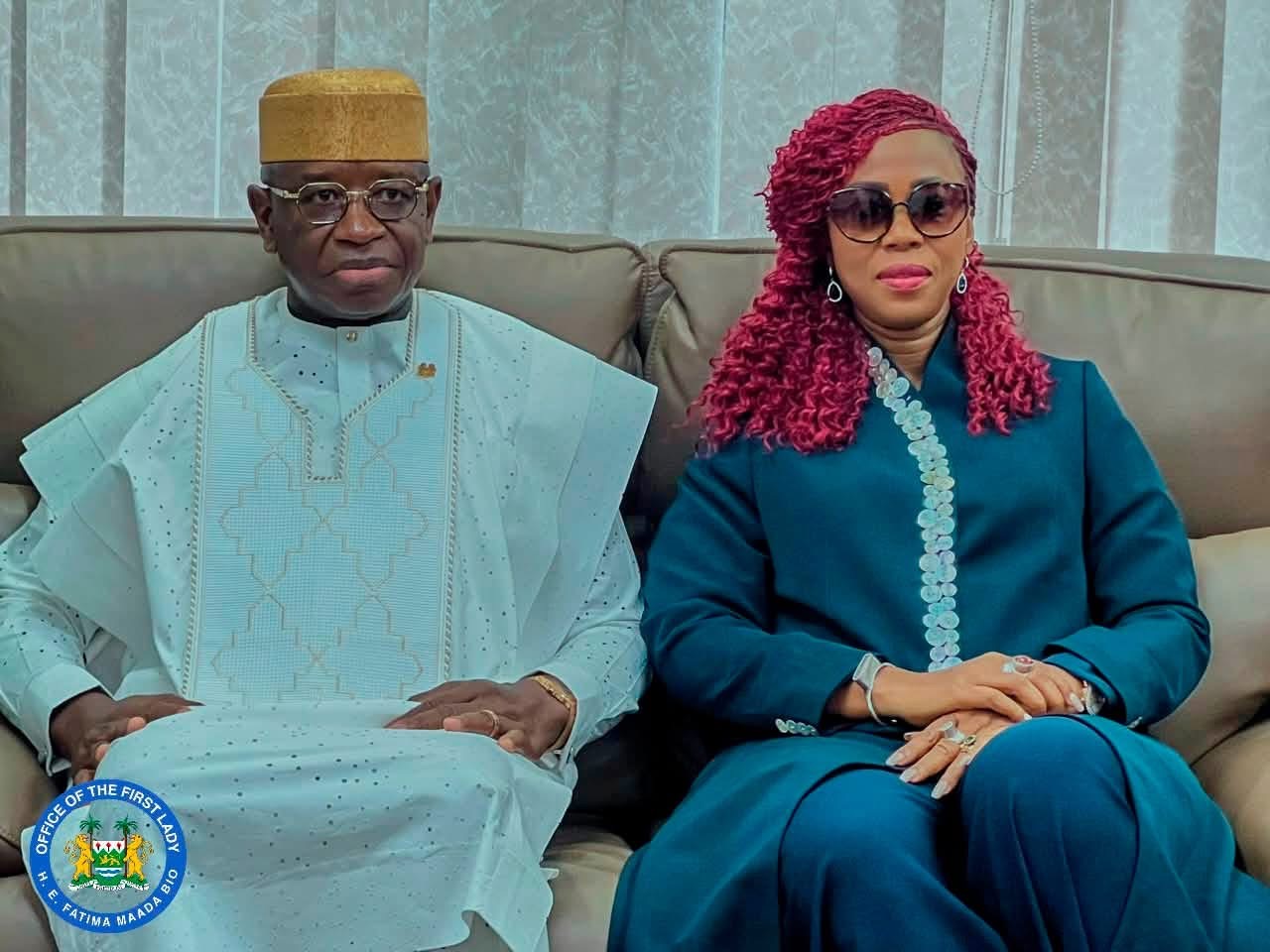 First Lady Dr. Fatima Bio Receives Exceptional Welcome at State Opening of Parliament